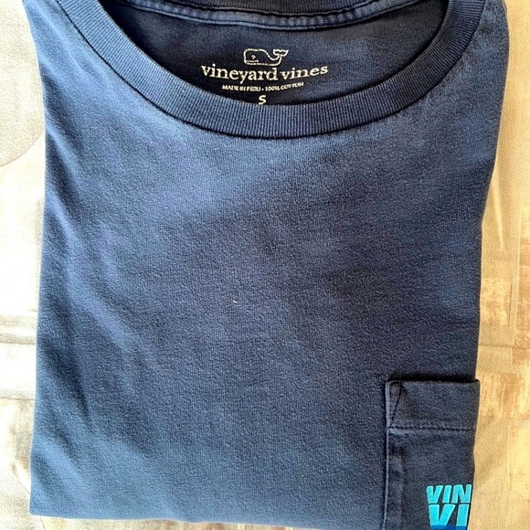 Vineyard Vines Blue Long Sleeve Tee - Picture 6 of 6